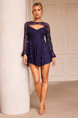 Fame Mini Dress - Navy