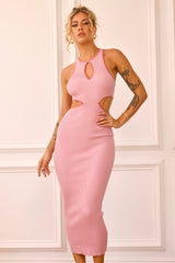 At First Sight Midi Dress - Blush