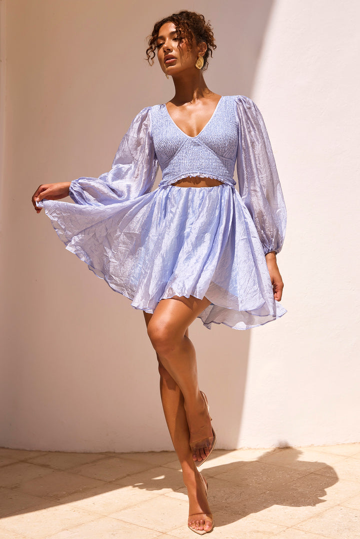 First Date Mini Dress - Cornflower