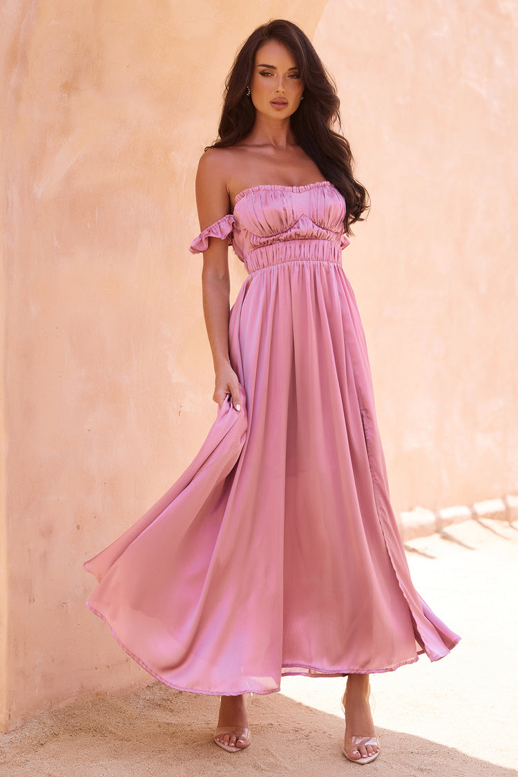Best Night Maxi Dress - Dusty Pink | Sage and Paige AUS.