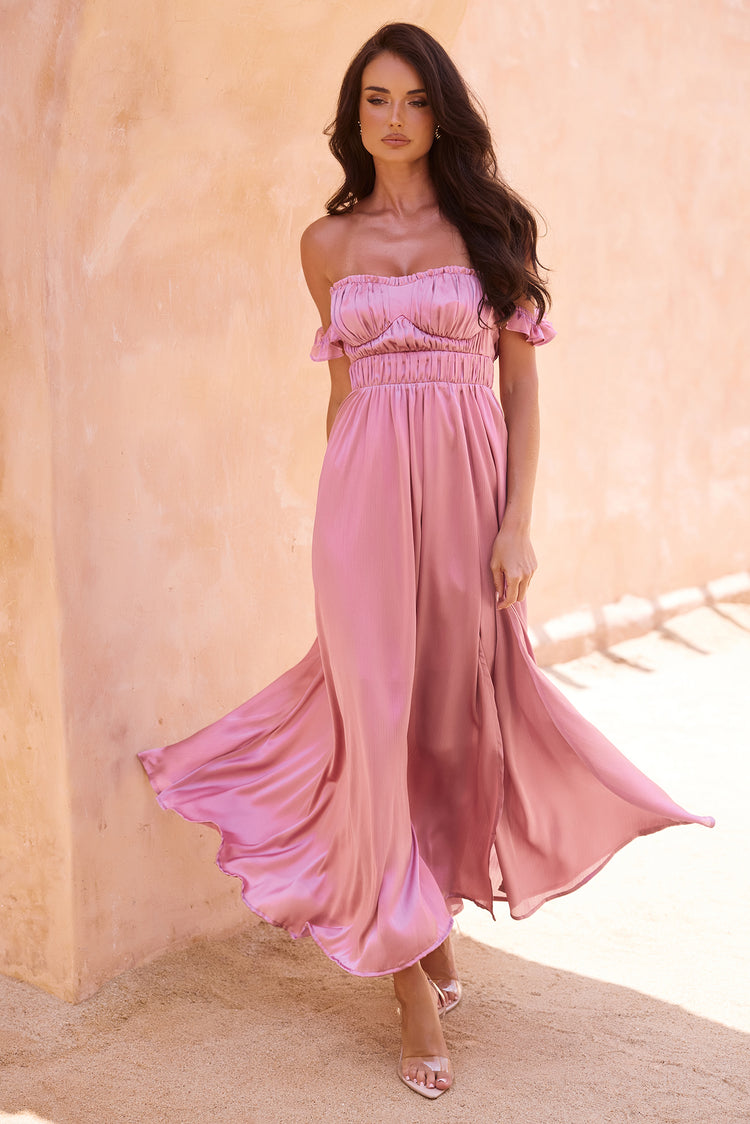 Best Night Maxi Dress - Dusty Pink | Sage and Paige AUS.