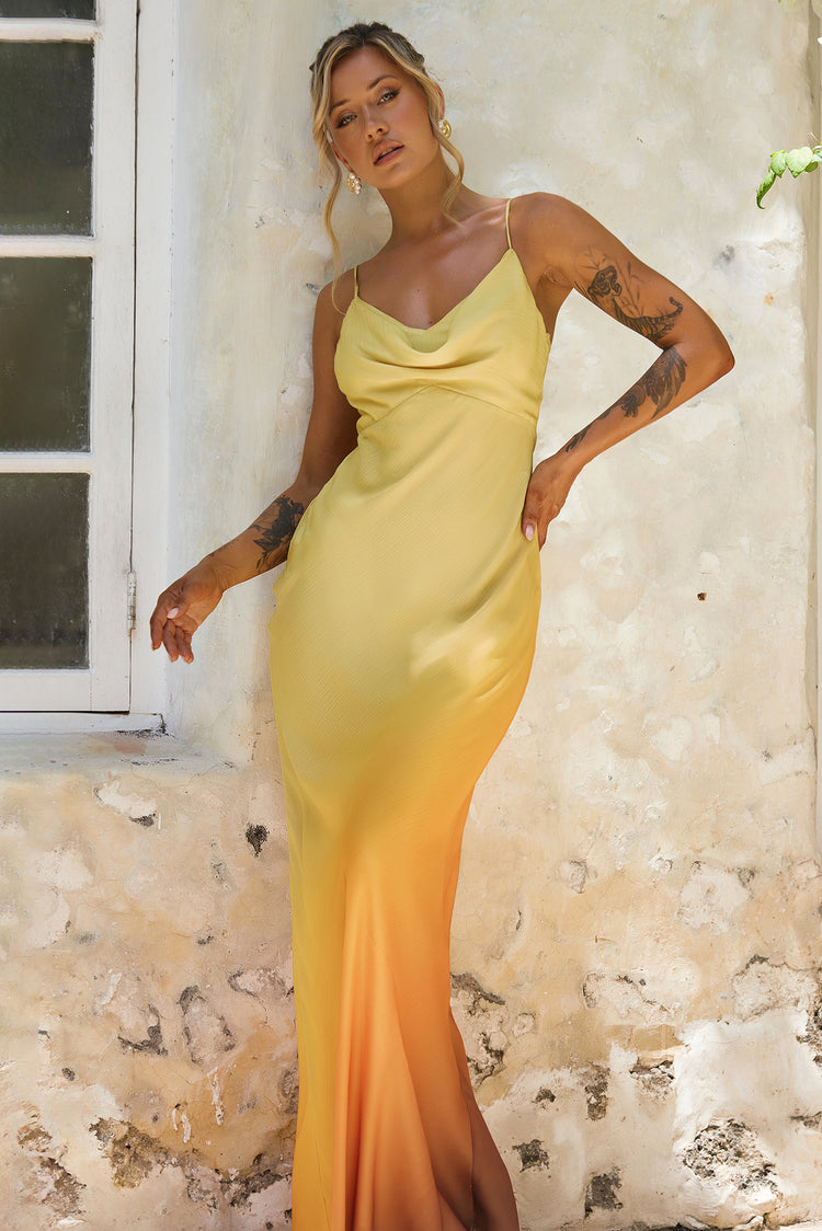 Hutch The Ridge Maxi Dress - Sunset Multi | Sage and Paige AUS.
