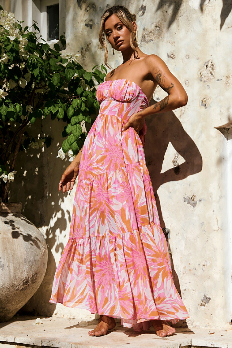 Essential Extreme Maxi Dress - Pink