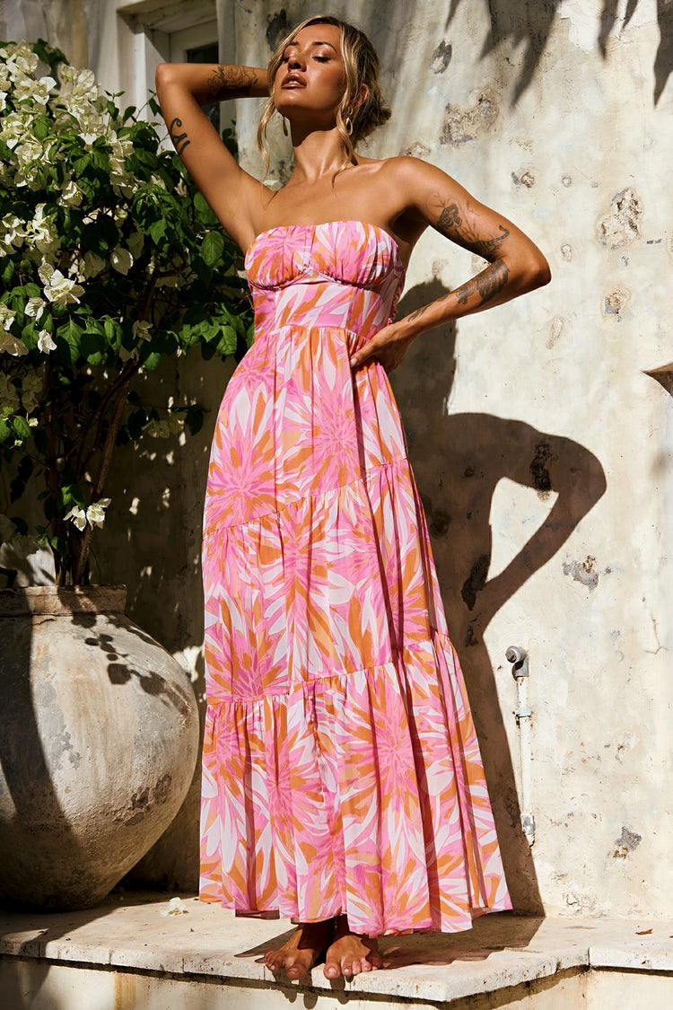 Essential Extreme Maxi Dress - Pink