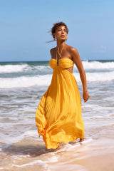 Martini Maxi Dress - Yellow