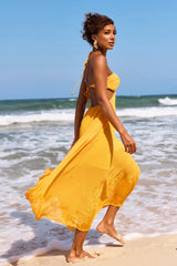 Martini Maxi Dress - Yellow