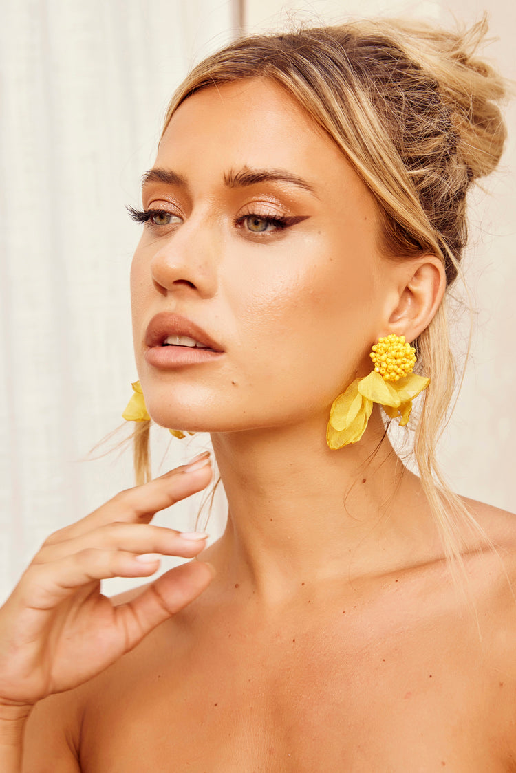 Little Secret Earrings - Yellow | Sage and Paige AUS.