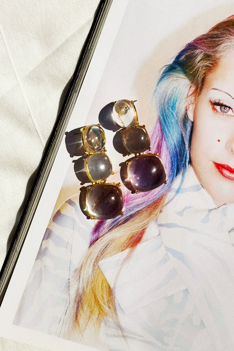 Find Your Paradise Earrings - Clear | Sage and Paige AUS.