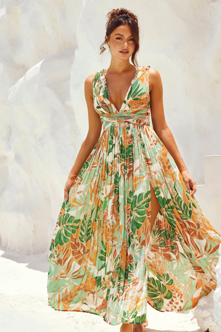 Love Language Maxi Dress - Green | Sage and Paige AUS.