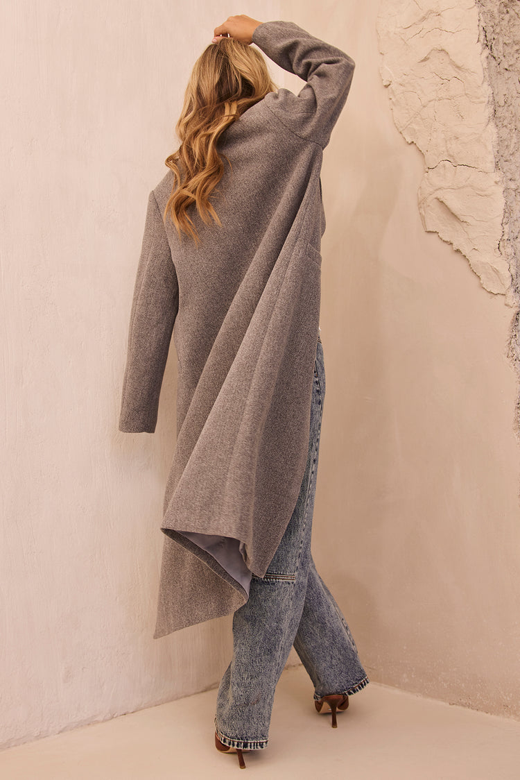 Opal Swing Coat - Grey