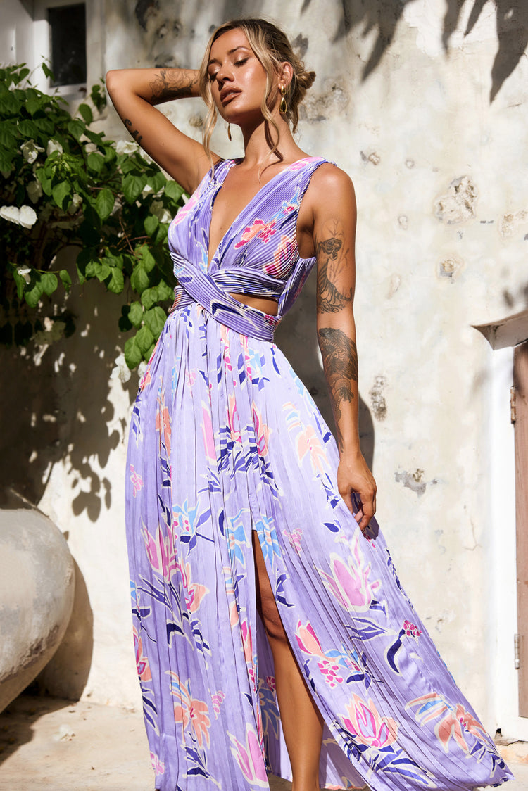 Just Like Paradise Maxi Dress - Lilac