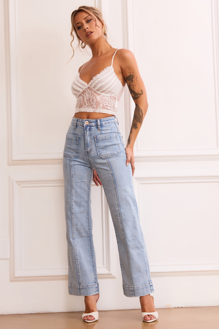 My Element Jeans - Washed Blue | Sage and Paige AUS.