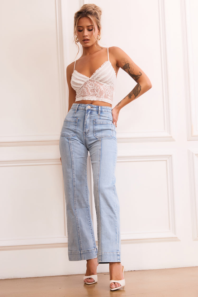 My Element Jeans - Washed Blue | Sage and Paige AUS.