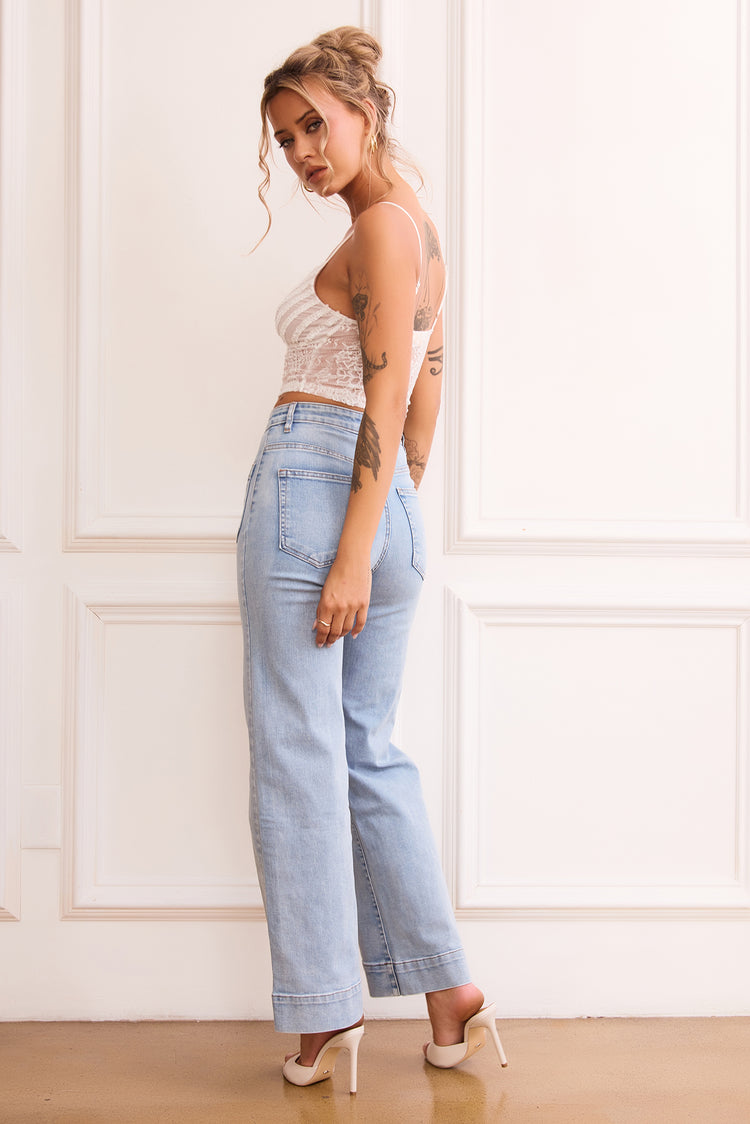 My Element Jeans - Washed Blue | Sage and Paige AUS.
