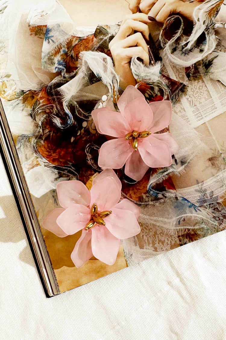 Spring Whisper Earrings - Pink | Sage and Paige AUS.