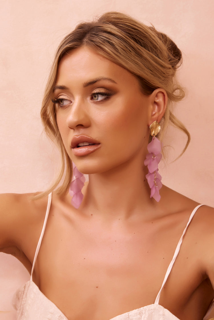 Chic Dance Earrings - Purple | Sage and Paige AUS.