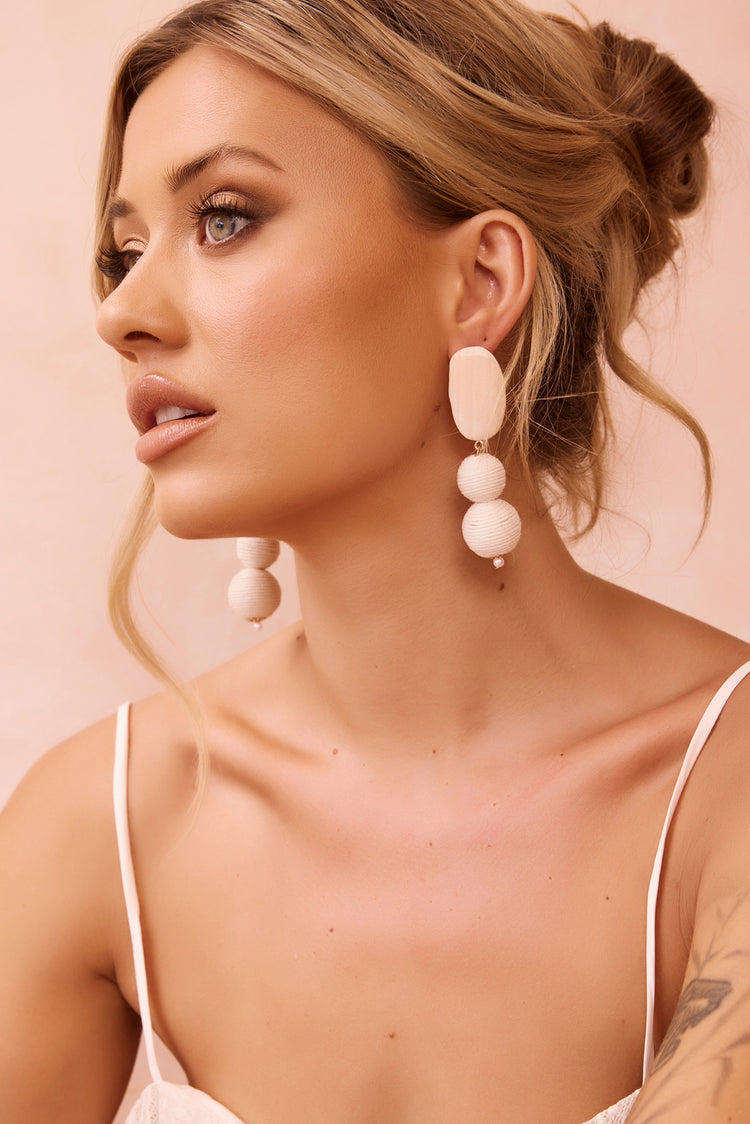 Ethereal Harmony Earrings - White | Sage and Paige AUS.