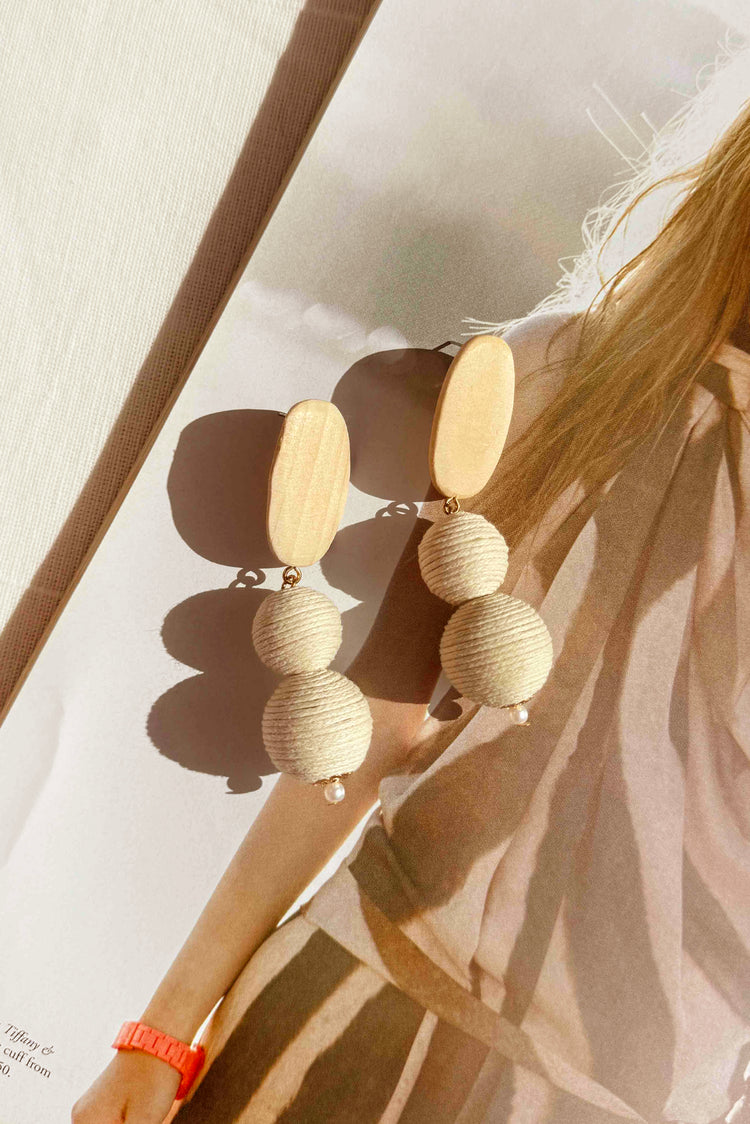 Ethereal Harmony Earrings - White | Sage and Paige AUS.