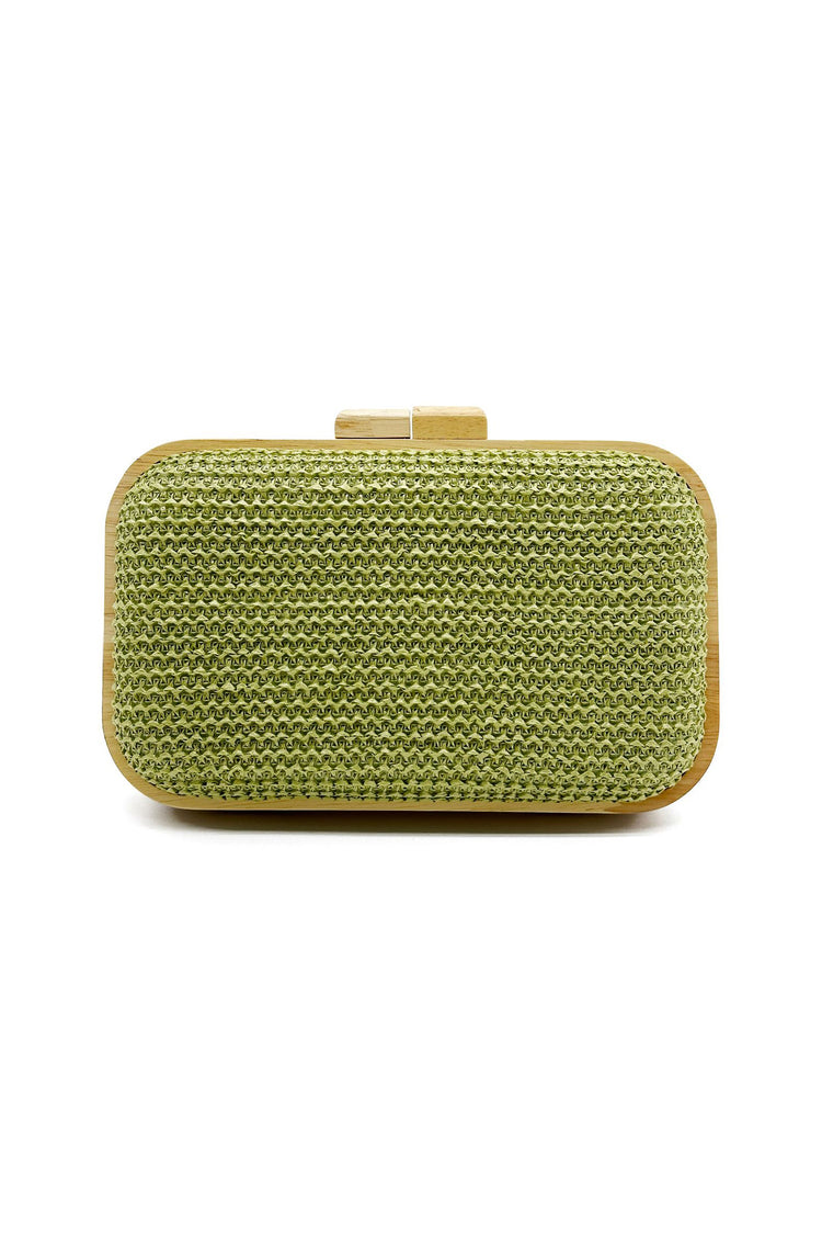 Tea Gardens Clutch Bag - Green