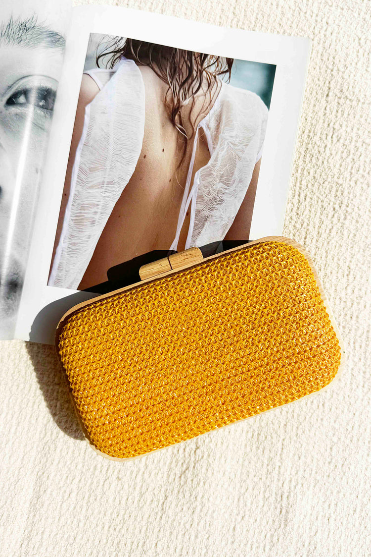 Nora Clutch Bag - Mango