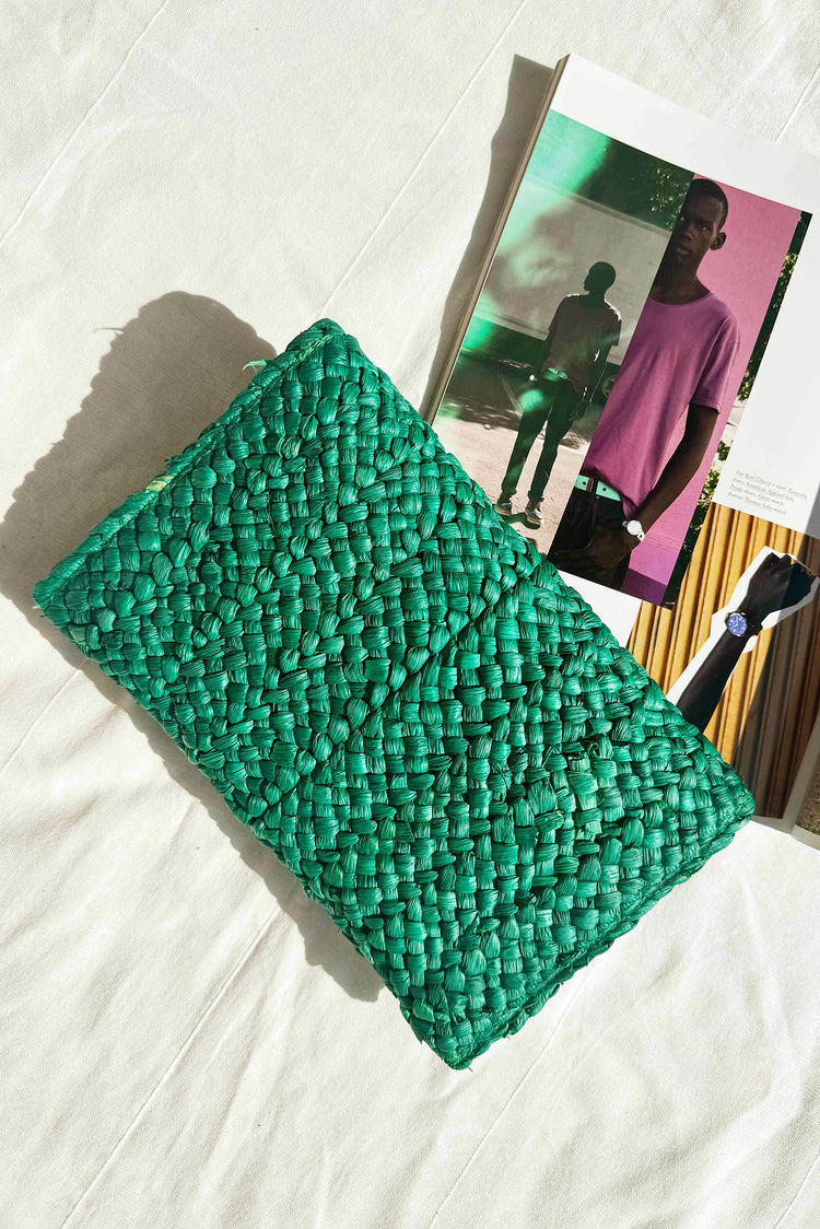 Forest Garden Clutch Bag - Teal