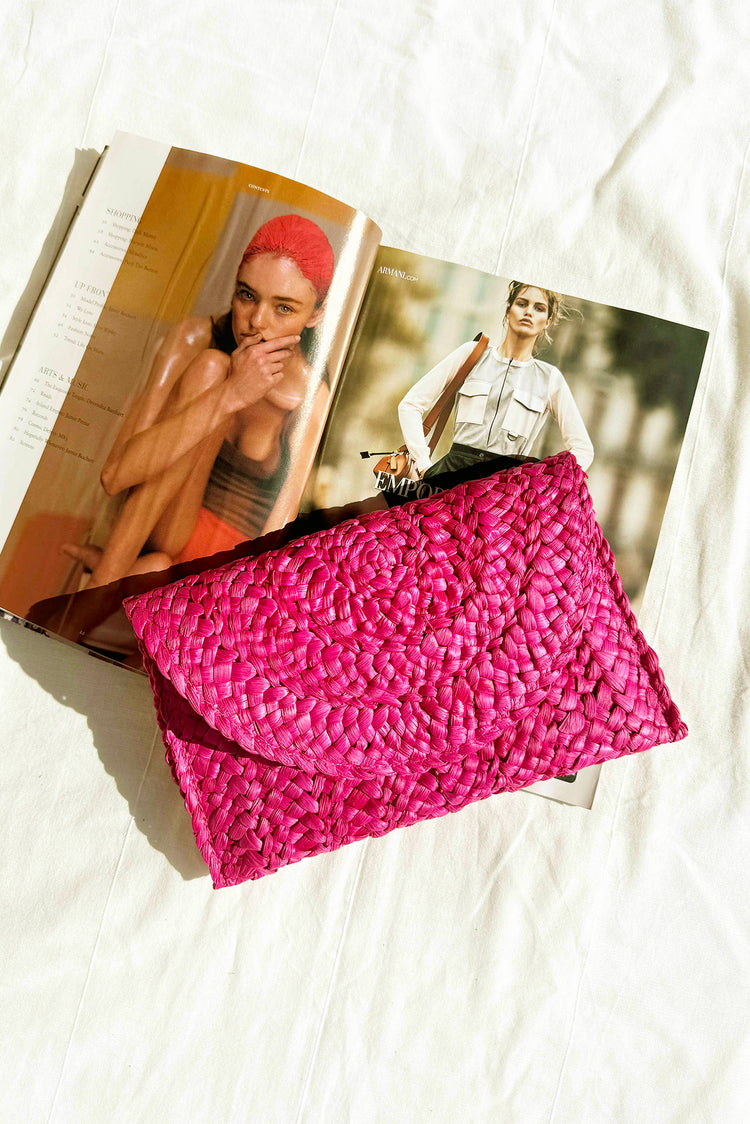 Stay Closer Clutch Bag - Hot Pink