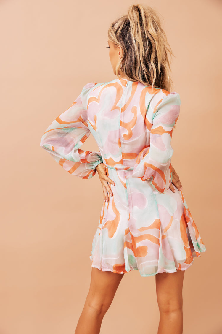 Vierra Mini Dress - Orange