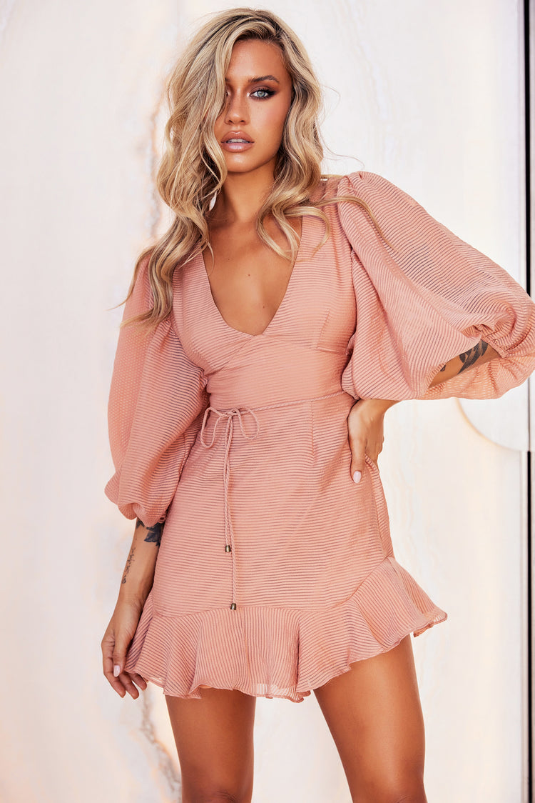 Isla Mini Dress - Rose