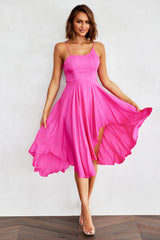 So Fine Midi Dress - Hot Pink