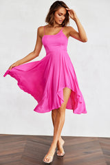 So Fine Midi Dress - Hot Pink