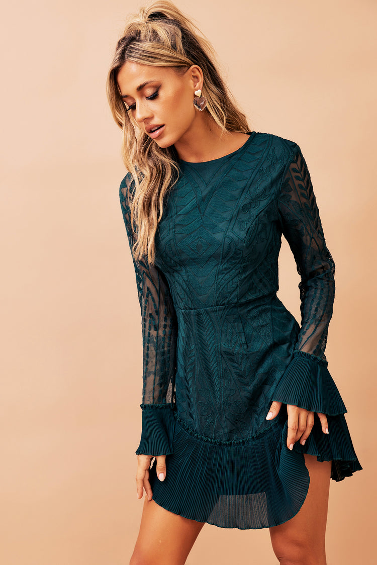 The Only Muse Dress - Forest Green | Sage and Paige AUS.